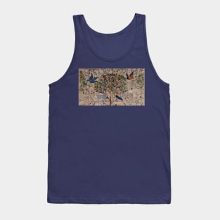 William Morris Kelmscott Trellis Embroidery Tank Top